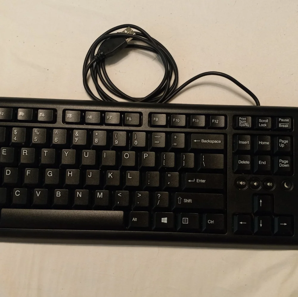 HP Multimedia USB Wired Keyboard SK-2085~ Preowned
